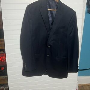 MICHAEL Michael Kors Classic Navy Wool Blend Blazer Size 40L
